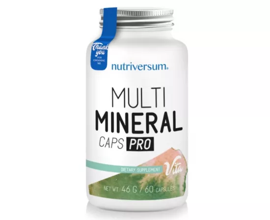 Nutriversum Vita Multimineral Caps Pro 46g (60 Capsules)