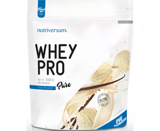 Nutriversum Pure Whey Pro Vanilla 2000g (DOY)