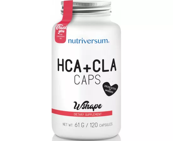 Nutriversum Wshape HCA+CLA 61g (120 Capsules)