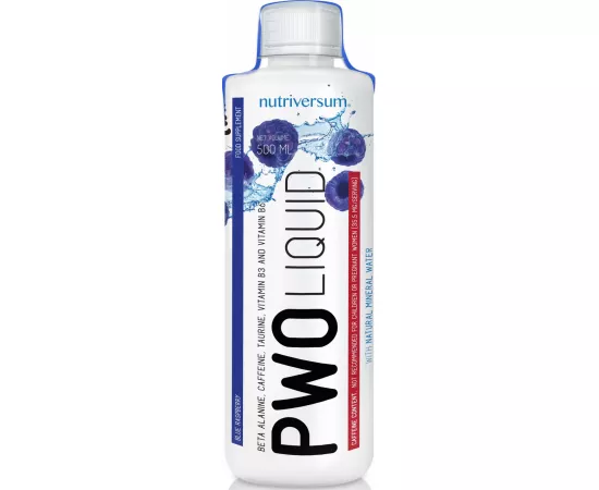 Nutriversum Flow PWO Liquid Blue Raspberry 500ml