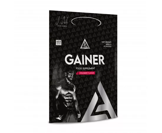 Lazar Angelov Mass Gainer Strawberry Flavor 6800g (15 lb)