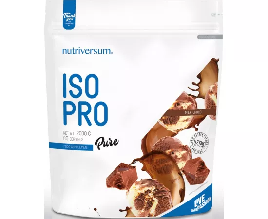 Nutriversum Pure Iso Pro Milk Chocolate 2000g (DOY)