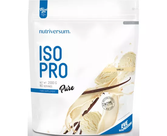 Nutriversum Pure Iso Pro Vanilla 2000g (DOY)