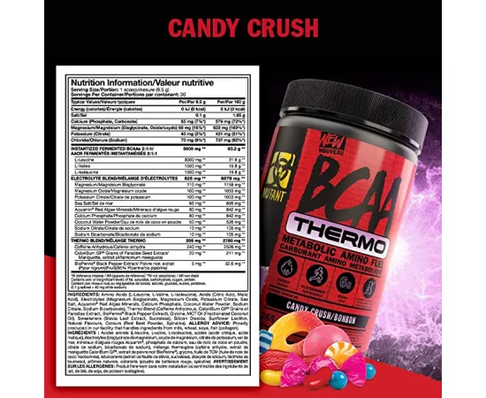 Mutant BCAA Thermo Candy Crush 285 g