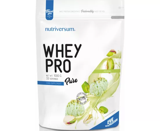 Nutriversum Pure Whey Pro Pistachio 1000g (DOY)