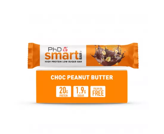 PhD Smart Bar Chocolate Peanut Butter Flavor - Pack of 12