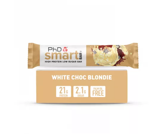 PhD Smart Bar White Chocolate Blondie Flavor - Pack of 12