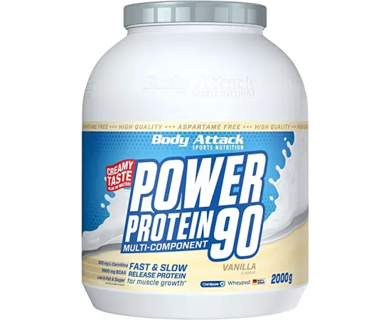 Body Attack Power Protein 90 Vanilla 2kg