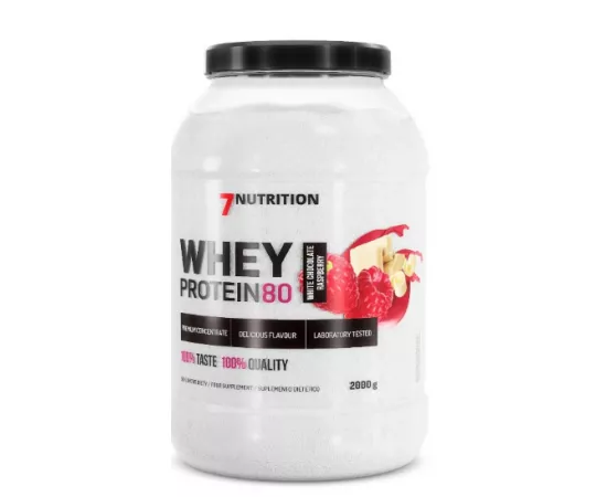 7Nutrition Whey Protein 80 White Chocolate Raspberry 2kg