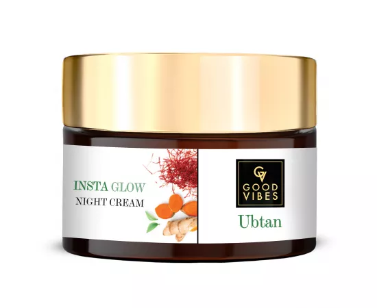 Good Vibes Ubtan Insta Glow Night Cream  (50 gm)