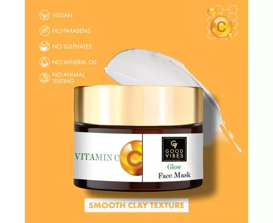 Good Vibes Vitamin C Glow Face Mask  (50 gm)