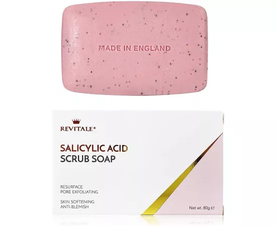 Revitale Salicylic Acid Scrub Soap, Pore Exfoliating, Softening Skin, Anti-Blemish