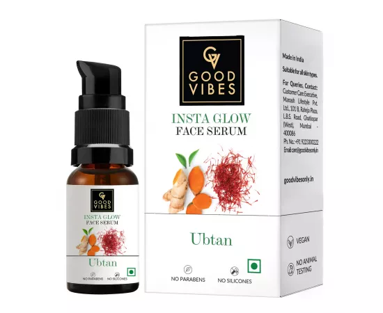 Good Vibes Ubtan Insta Glow Face Serum  (30 ml)