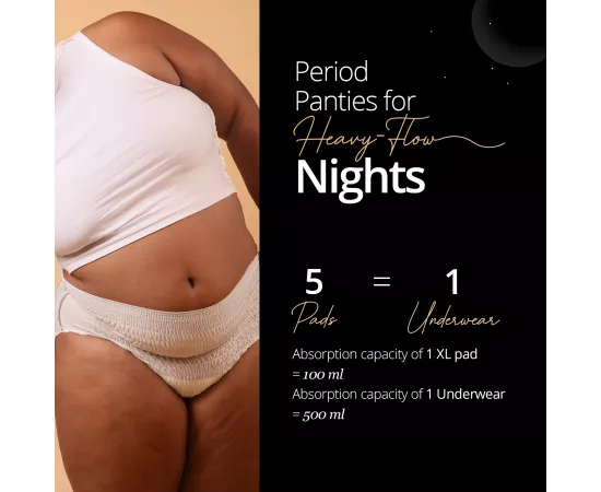 Carmesi Disposable Period Underwear (4 units) (XL-XXL)