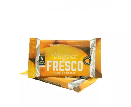 VELOFORTE Fresco Lemon Cool Mint Flavour Energy Chews 9 x 50g